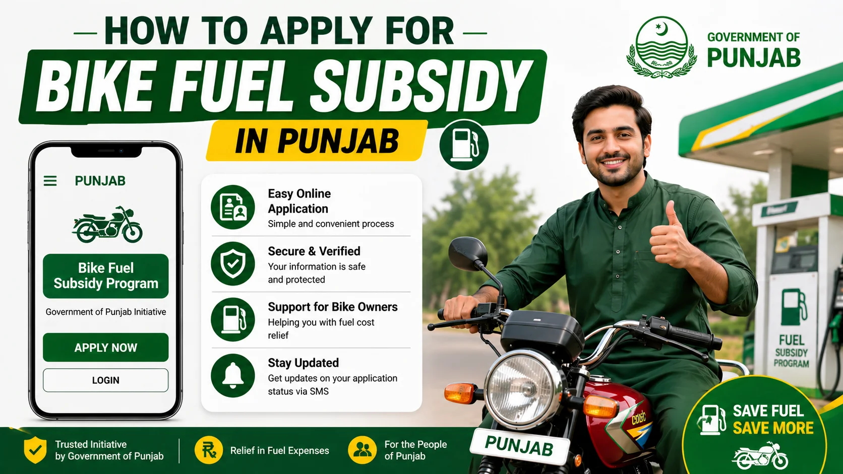 How to Apply for Bike Fuel Subsidy in Punjab (2026)